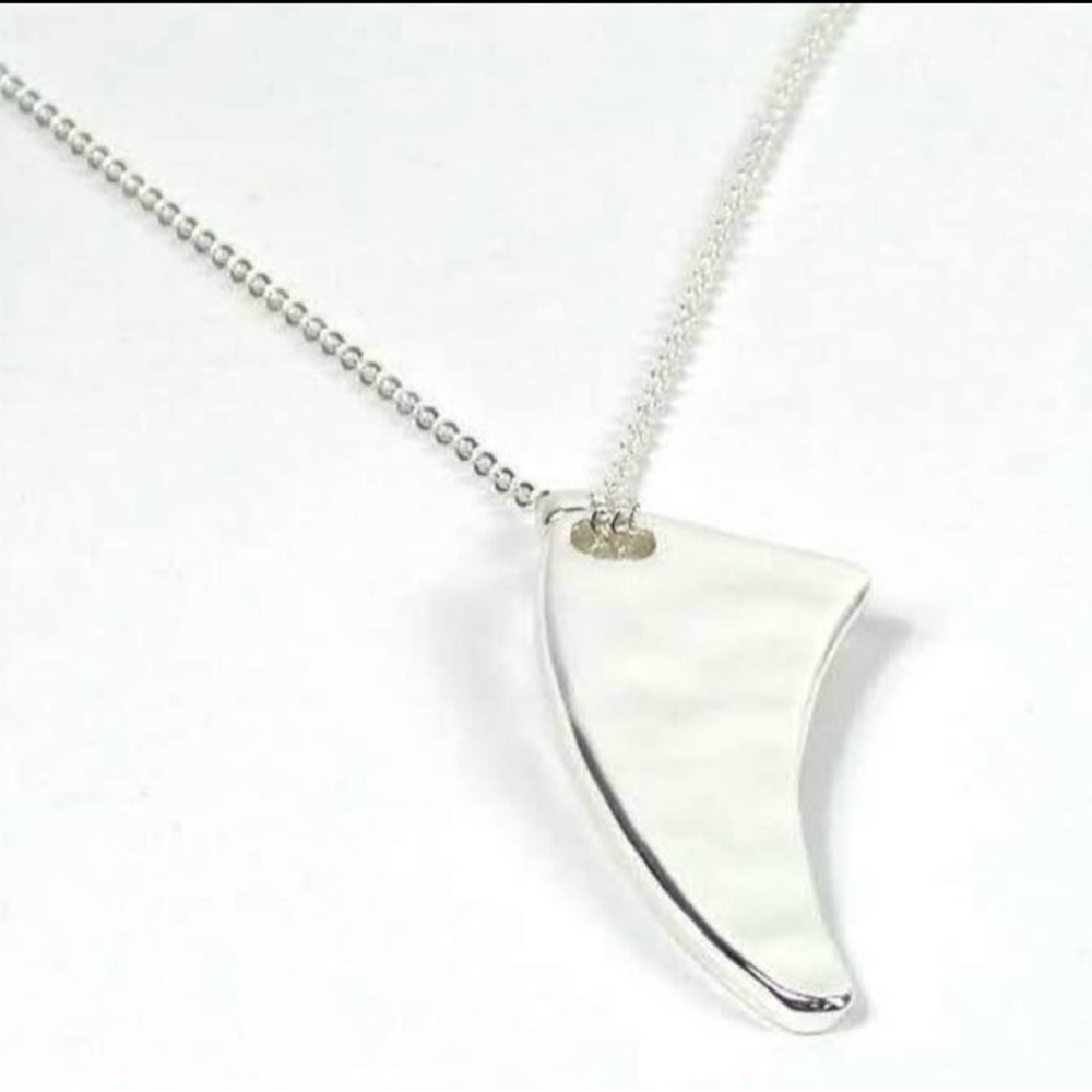 RLM White Bronze Pendant Necklace NIB